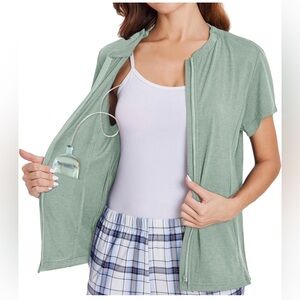 Post Mastectomy Shirt with Drain Pockets